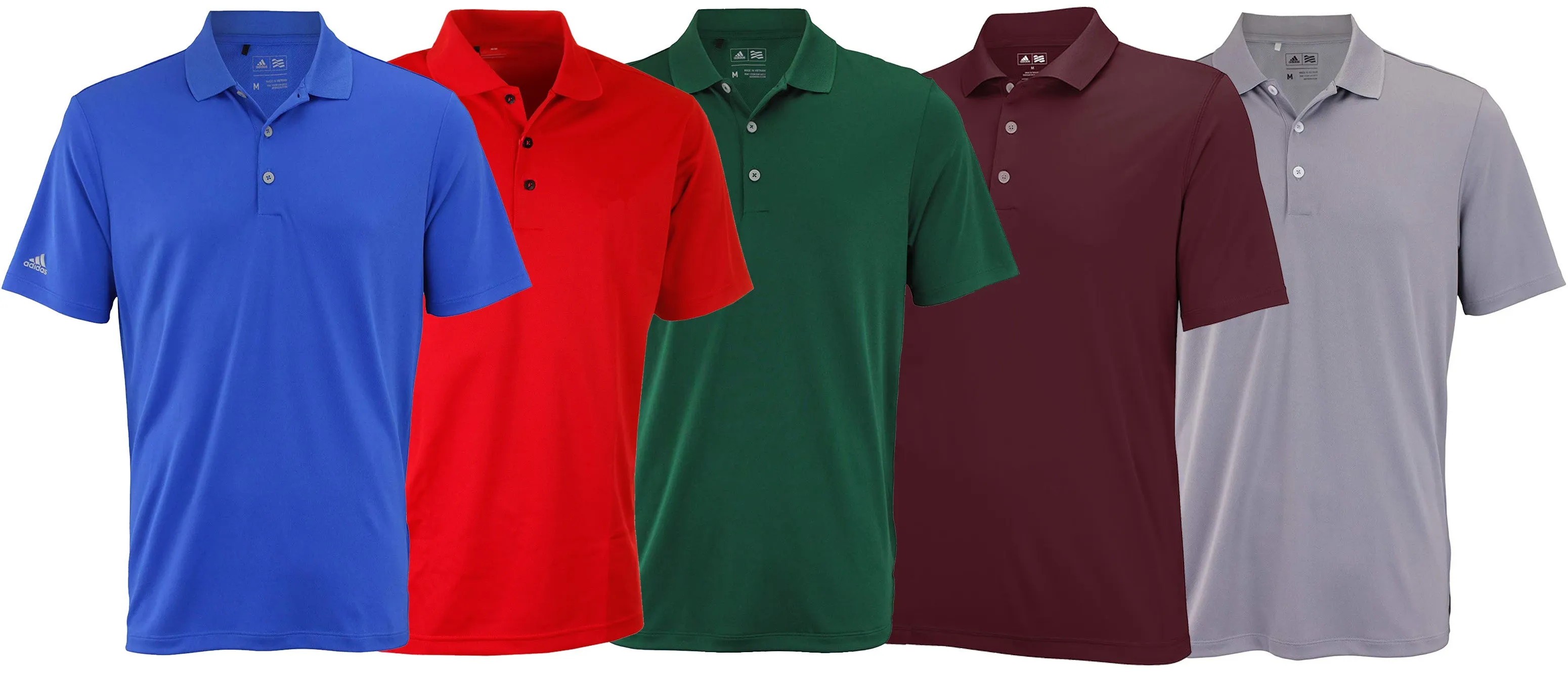 Adidas Golf Men's Performance Polo Shirt, Several Color Options