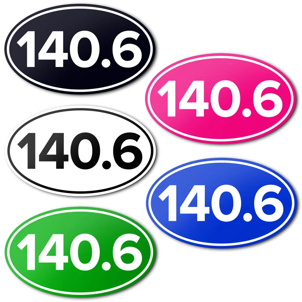 Anti-UV Vinyl Runner Distance Bumper Stickers