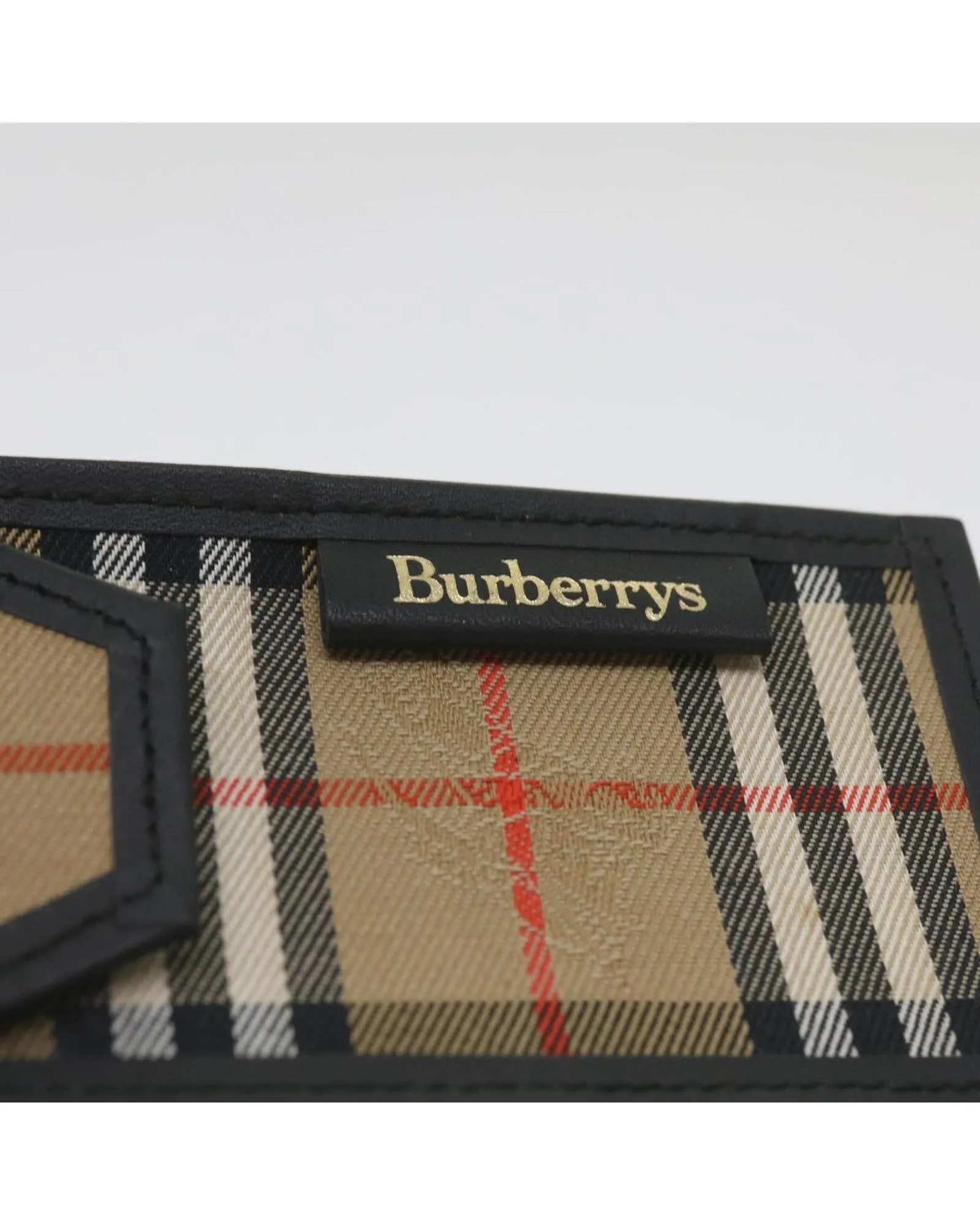 Authentic Burberrys Nova Check Canvas Pen Case