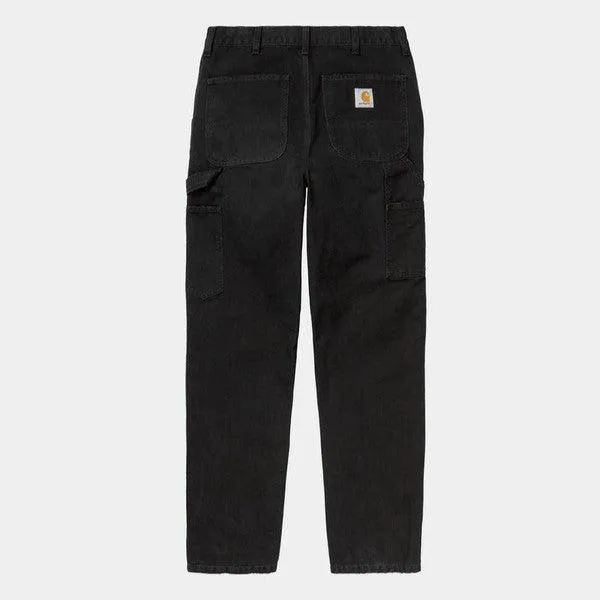 Carhartt WIP Single Knee Pant Dearborn Canvas Aged Black