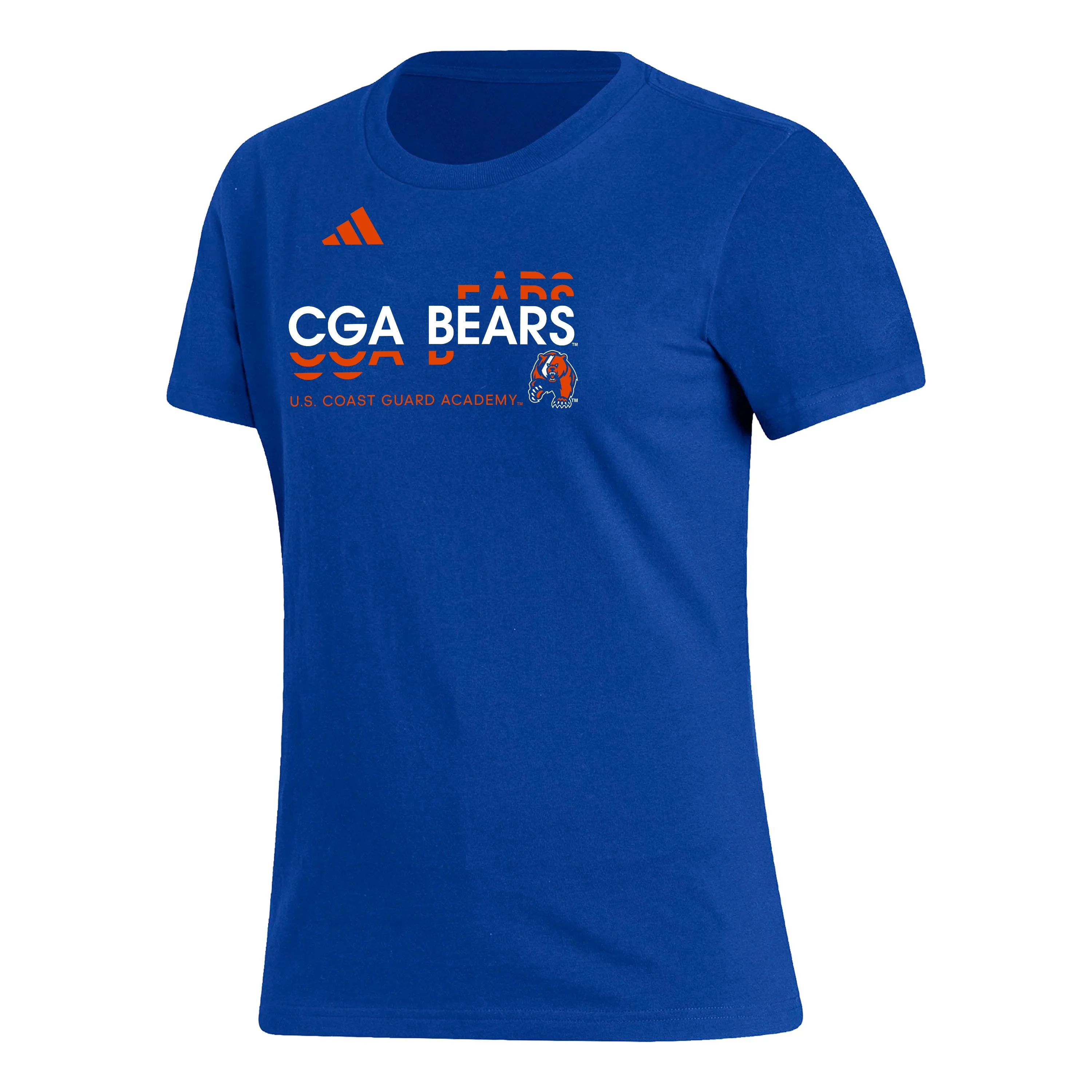 Coast Guard Academy Adidas Womens Fresh Short Sleeve T-Shirt