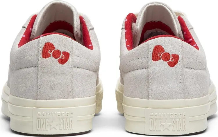 Converse Hello Kitty x One Star Suede Low Top White Sneakers