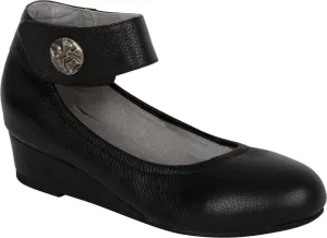 Hinako Swansea Black Wedge Mary Jane