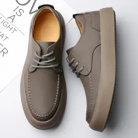 Hnzxzm Genuine Leather Men Formal Shoes Italian Lace Up Casual Shoes Luxury Brand Dress Men's Shoes Moccasins Oxford Shoes Male Hombre