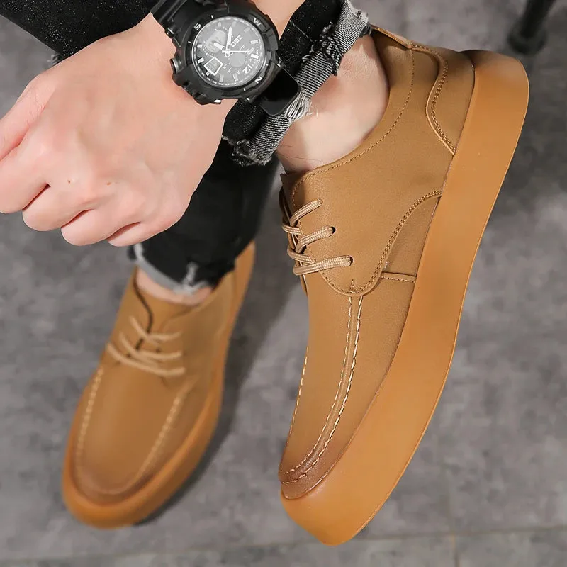 Hnzxzm Genuine Leather Men Formal Shoes Italian Lace Up Casual Shoes Luxury Brand Dress Men's Shoes Moccasins Oxford Shoes Male Hombre