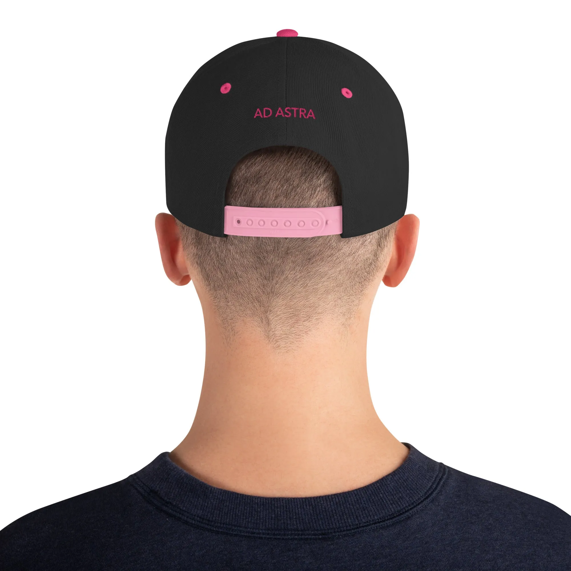 Hot Pink Otto Women's and Men's Snapback Hat