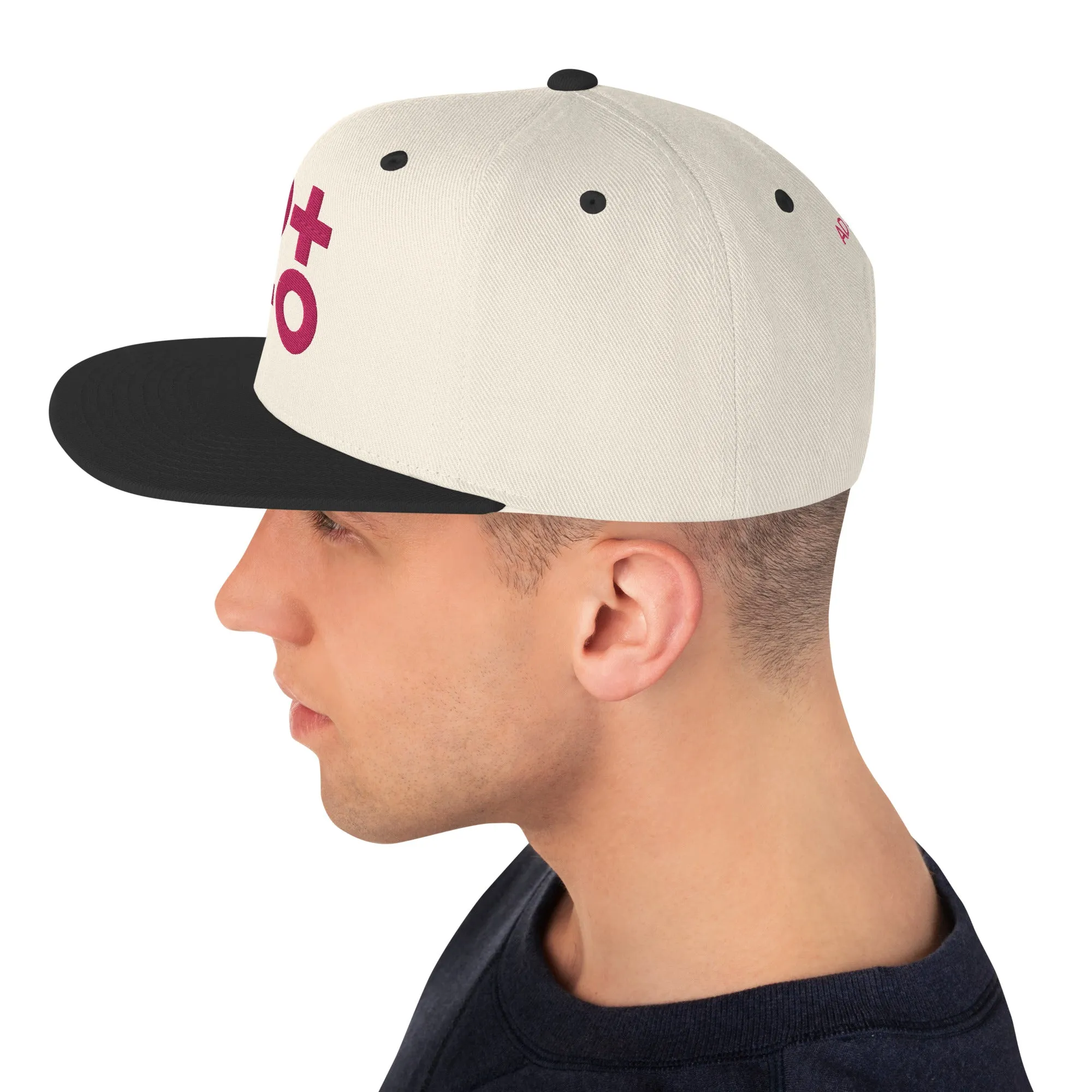 Hot Pink Otto Women's and Men's Snapback Hat