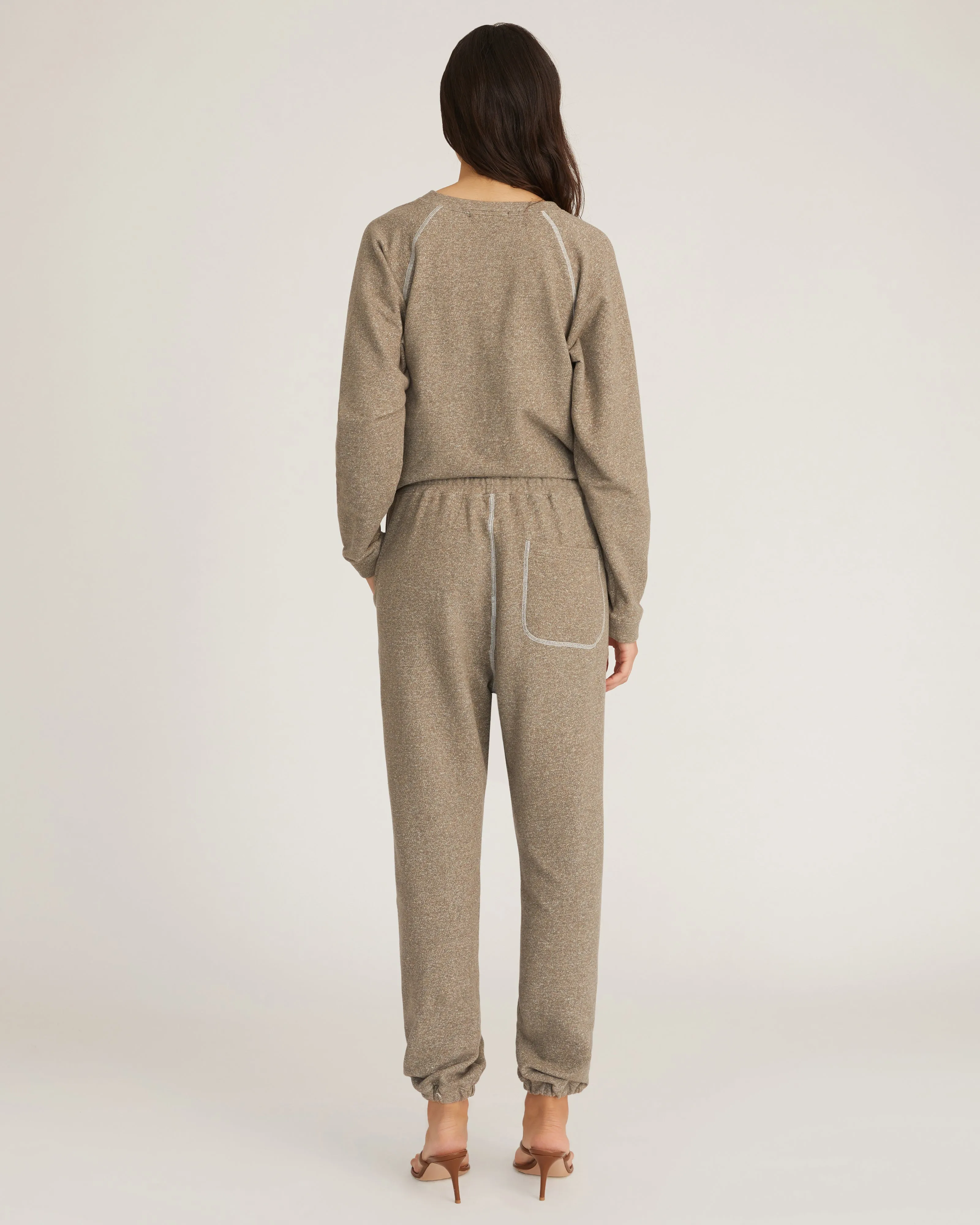 Jules Boyfriend Sweatpant in Sage