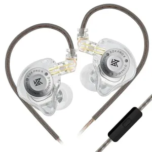 KZ EDX PRO X Dynamic Earphones Drive HiFi Deep Bass Noise Cancelling