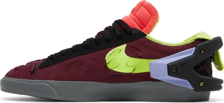 Nike Acronym x Blazer Low 'Night Maroon' Red