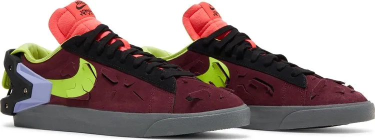 Nike Acronym x Blazer Low 'Night Maroon' Red