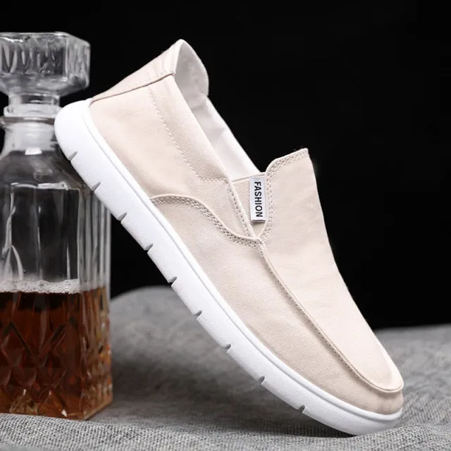 Stylish Dude Style Canvas Slip-ons