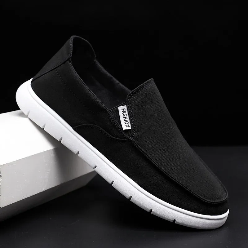 Stylish Dude Style Canvas Slip-ons